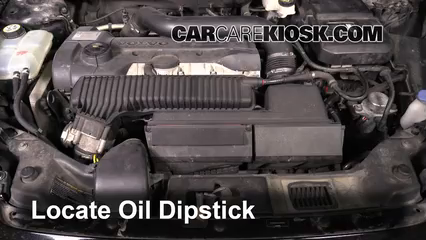 2008 Volvo C70 T5 2.5L 5 Cyl. Turbo Oil Check Oil Level